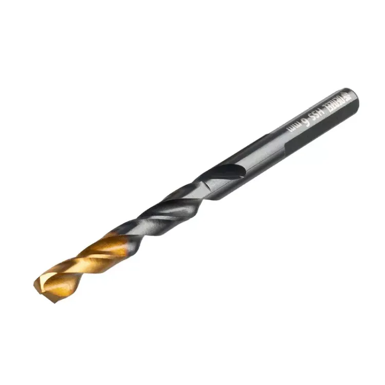 Сверло по металлу Denzel, 6 мм, HSS-Tin, Golden Tip, 10 шт. 717215 купить в Тюмени