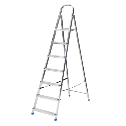 Стремянка Сибртех 97839, 7 ступеней, стальная, оцинкованная купить в Тюмени