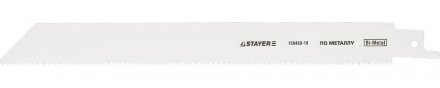 Полотно STAYER &quot;PROFI&quot; S1122EF для сабельной эл. ножовки Bi-Met, тонколистовой, профильн металл, нерж сталь, цвет мет 159459-18 купить в Тюмени