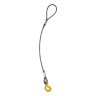 Строп канатный одноветвевой 1СК 1 т L=2 м с кч din 1.5 т опрессовка купить в Тюмени