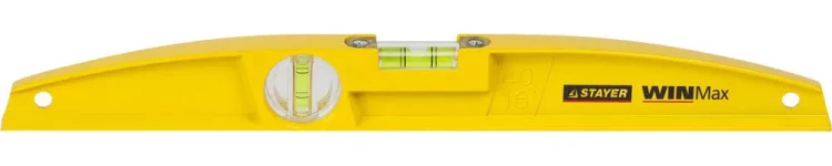 Уровень STAYER "PROFI" WINMax литой усиленный, 2 цельные противоудар ампулы, фрезерован базовая поверхность, 40см 34713-040_z01 купить в Тюмени