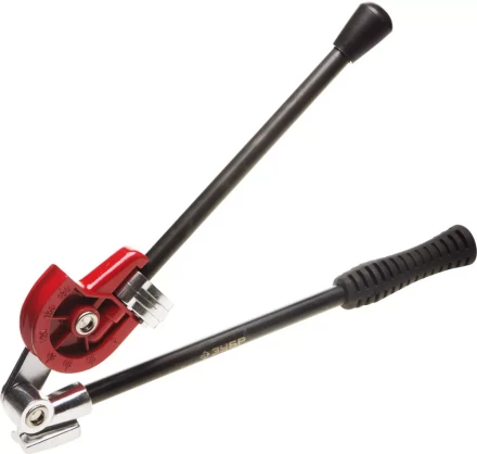 Трубогиб ЗУБР &quot;ЭКСПЕРТ&quot; для точной гибки труб из мягкой меди, алюминия, тонкостенной стали под углом до 180град, 10мм 23524-10 купить в Тюмени