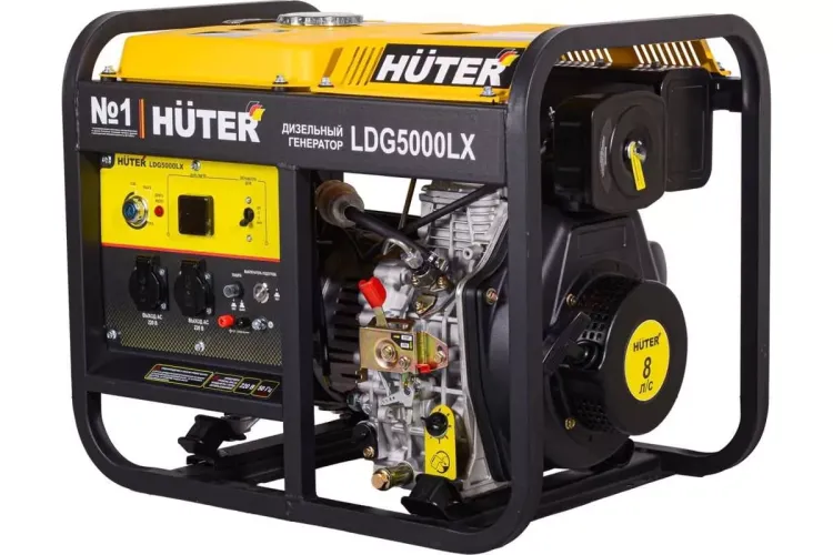 Электрогенератор дизельный LDG 5000LX Huter 64/2/7 купить в Тюмени