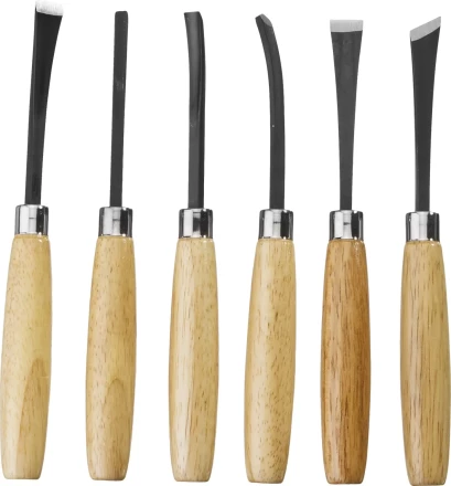 Набор STAYER: Резцы фигурные, с деревянной ручкой, 6шт 1832-H6 купить в Тюмени