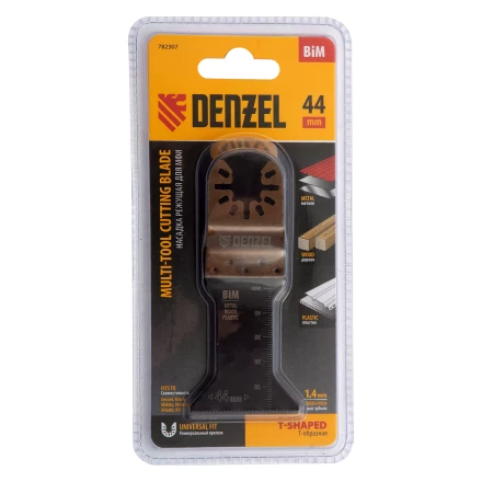 Насадка для МФИ режущая Т-образная, BiM, по металлу, дереву, пластику, 44 x 1.4 мм, мелкий зуб Denzel 782307 купить в Тюмени
