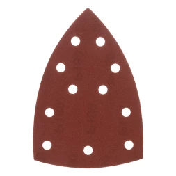 Треугольник абразивный на ворc. подложке под "липучку", перф., P 180, 150х150х100 мм, 5 шт. Denzel 738647