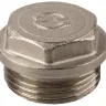 Заглушка GENERAL FITTINGS, 6-ти гранная головка с прижимной шайбой, латунь, наружная резьба, 1" 51100-1 купить в Тюмени