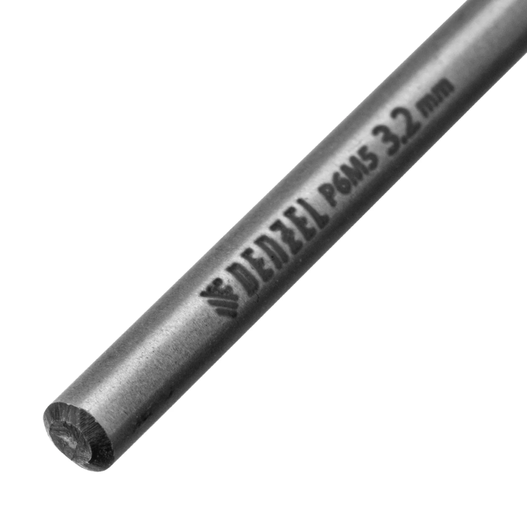 Сверло спиральное по металлу 3,2 x 65мм, Р6М5, Golden Tip, многогранная заточка, 2шт. Denzel 718269 купить в Тюмени