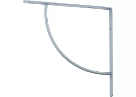 Кронштейн арочный выгнутый 150х150х20 мм серебряный СИБРТЕХ 94057 купить в Тюмени