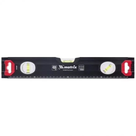 Уровень алюминиевый усиленный 400 мм MATRIX артикул 34360 купить в Тюмени