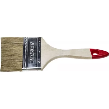 Кисть плоская STAYER &quot;UNIVERSAL-STANDARD&quot;, светлая натуральная щетина, деревянная ручка, 75мм 0101-075 купить в Тюмени
