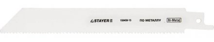 Полотно STAYER &quot;PROFI&quot; S922EF для сабельной эл. ножовки Bi-Met,тонколистовой, профильный металл, нерж сталь, цвет мет 159459-13 купить в Тюмени