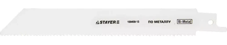 Полотно STAYER "PROFI" S922EF для сабельной эл. ножовки Bi-Met,тонколистовой, профильный металл, нерж сталь, цвет мет 159459-13 купить в Тюмени