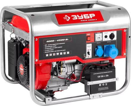 Генератор бензиновый ЗЭСБ-4500-Э серия МАСТЕР купить в Тюмени