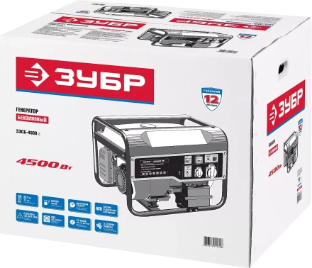 Генератор бензиновый ЗЭСБ-4500-Э серия МАСТЕР купить в Тюмени
