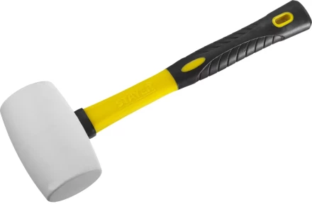 Киянка STAYER &quot;PROFI&quot; резиновая БЕЛАЯ, с фиберглассовой ручкой, 450г 20533-450 купить в Тюмени