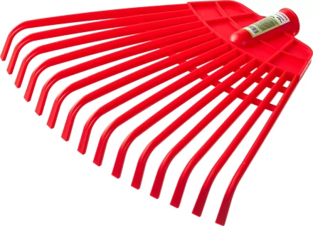 GRINDA. Грабли веерные без черенка, полиэтиленовые усиленные 421879 купить в Тюмени