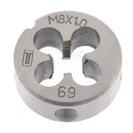 Плашка М8 х 1,0 мм СИБРТЕХ 77019 купить в Тюмени