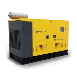 Дизельный генератор Vektor AD-100Y-T400 в шумозащитном кожухе