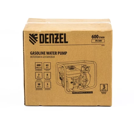 Мотопомпа бензиновая высоконапорная PX-50H Denzel 99203 купить в Тюмени