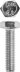 Болт ЗУБР с шестигранной головкой, DIN 933, класс прочности 8.8, оцинкованный, M16x120 мм, ТФ0, 110 шт. 4-303070-16-120 купить в Тюмени