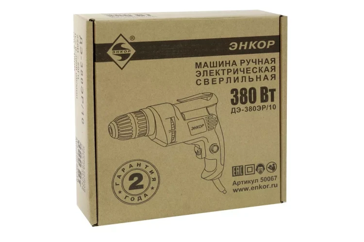 Дрель ДЭ-380ЭР/10 50067 купить в Тюмени