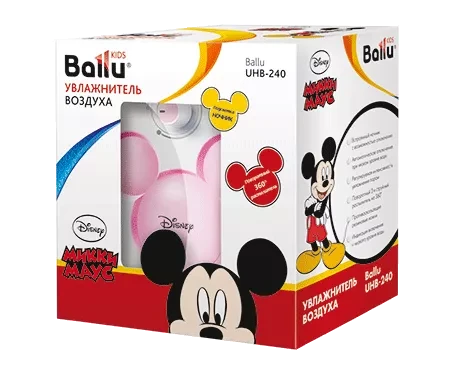 Увлажнитель ультразвуковой  BALLU UHB-240 pink/розовый Disney купить в Тюмени