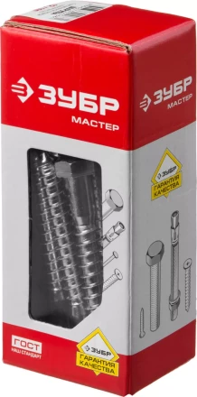 Шурупы ЗУБР &quot;МАСТЕР&quot; с шестигранной головкой, оцинкованные, 12x100мм, 15шт 4-300451-12-100 купить в Тюмени