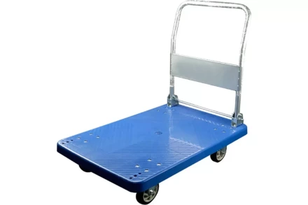 Тележка платформенная пластиковая 260 кг TOR PH260P (900х600) со складной ручкой (резина 125 мм) 1042365 купить в Тюмени