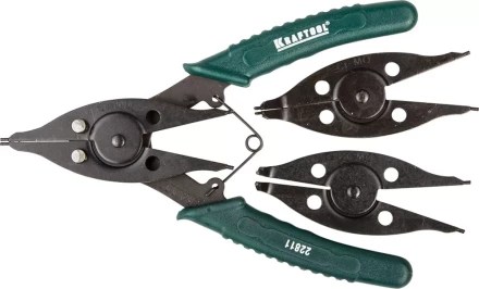 Съемник стопорных колец KRAFTOOL, внешний/внутренний, 12-в-1 22811 купить в Тюмени