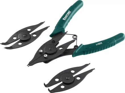 Съемник стопорных колец KRAFTOOL, внешний/внутренний, 12-в-1 22811 купить в Тюмени