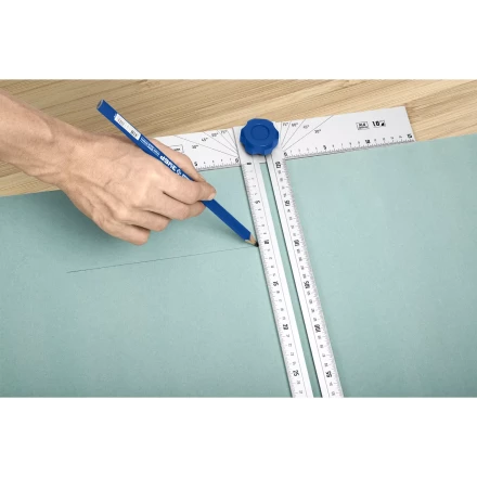 ЗУБР Т-угольник алюминиевый с подвижной направляющей, Профессионал (34389) купить в Тюмени