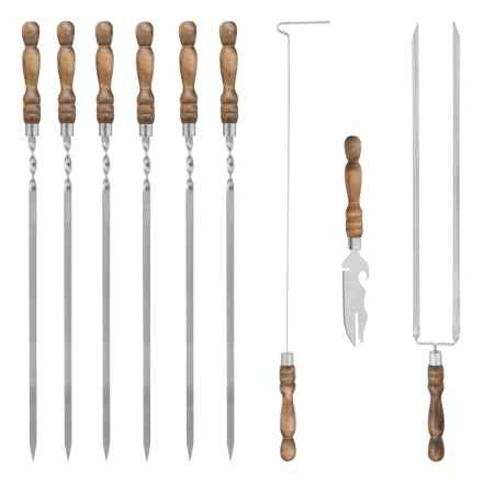 Набор шашлычный 9 предметов в сумке, Camping// Palisad 69754 купить в Тюмени