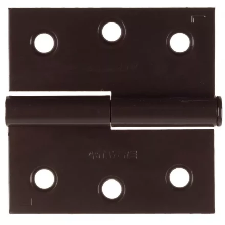 Петля дверная STAYER &quot;MASTER&quot; разъемная, цвет коричневый, левая, 75мм 37613-75-3L купить в Тюмени
