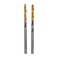 Сверло спиральное по металлу 3,5 x 70мм, Р6М5, Golden Tip, многогранная заточка, 2шт. Denzel 718270