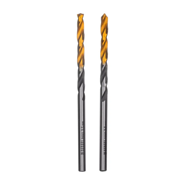 Сверло спиральное по металлу 3,5 x 70мм, Р6М5, Golden Tip, многогранная заточка, 2шт. Denzel 718270 купить в Тюмени