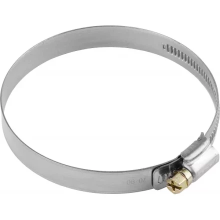 Хомуты ЗУБР &quot;ЭКСПЕРТ&quot;, нерж. сталь, накатная лента 12 мм, 20-32 мм, 100 шт 37822-20-32-100 купить в Тюмени