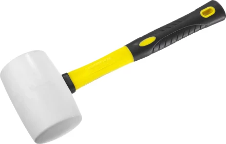 Киянка STAYER &quot;PROFI&quot; резиновая БЕЛАЯ, с фиберглассовой ручкой, 900г 20533-900 купить в Тюмени