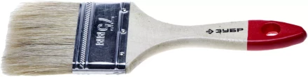 Кисть плоская ЗУБР &quot;УНИВЕРСАЛ-СТАНДАРТ &quot;, натуральная щетина, деревянная ручка, 75мм 4-01001-075 купить в Тюмени
