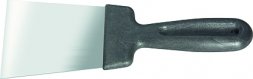 Шпательная лопатка из нержавеющей стали 40 мм пластмассовая ручка СИБРТЕХ/Р