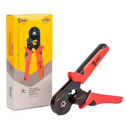Пресс-клещи КВТ ПКВш-10у для опрессовки втулочных наконечников до 10 мм (92311) купить в Тюмени