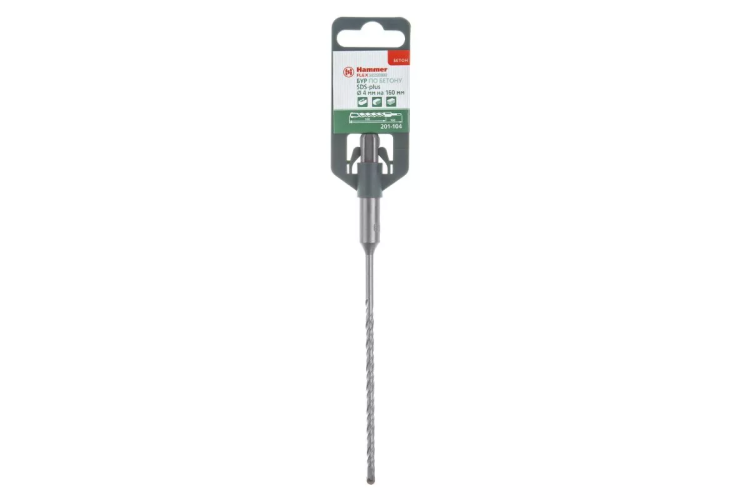 Бур HAMMER Ф4х160мм SDS Plus (201-104) купить в Тюмени