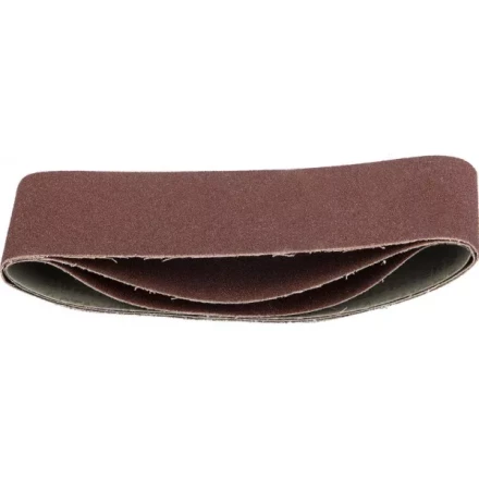 Лента STAYER &quot;MASTER&quot; шлифовальная универсальная бесконечная на тканевой основе, для ЛШМ, P60, 75х457мм, 3шт 35441-060 купить в Тюмени