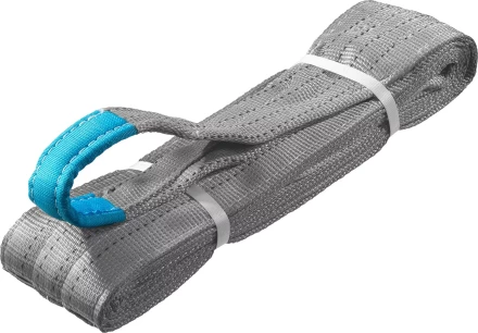 ЗУБР СТП-4/4, серый, г/п 4 т, длина 4 м, текстильный петлевой строп (43554-4-4) купить в Тюмени