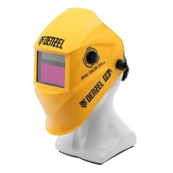 Щиток защитный лицевой (маска сварщика) F8, см. окно 100х50, Real Color, DIN 4-8/9-14// Denzel 89717