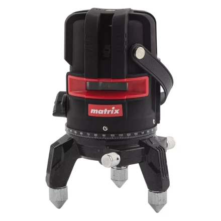 Лазерный уровень ML 05 Red, 20 м, 635 нм, резьба 5/8&quot; Matrix 35066 купить в Тюмени