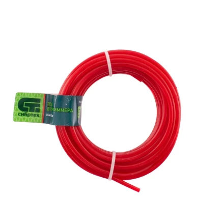 Леска для триммера квадратная, 4.0 мм х 10 м, Россия Сибртех 961825 купить в Тюмени