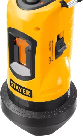 Нивелир лазерный линейный SLL-2, STAYER 34960-H2, штатив, кейс, 10м, точн. +/-0,5 мм/м 34960-H2 купить в Тюмени