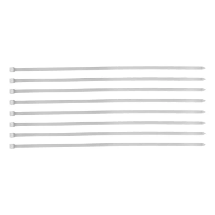 Хомуты, 500 х 8 мм, пластиковые, белые, 50 шт Сибртех 45589 купить в Тюмени