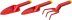 Набор GRINDA: Совок посадочный широкий, совок посадочный узкий, рыхлитель с нейлоновым корпусом, 3 предмета 421360-H3 купить в Тюмени